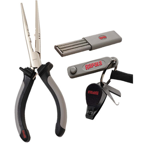 Rapala Combo Pack - Pliers, Clipper, Punch & Sharpener RTC-6PCHS - Apollo Lighting