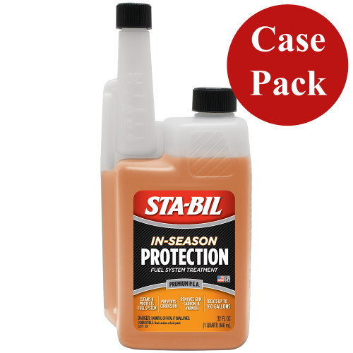 STA-BIL In-Season Protection Fuel System Treatment - 32oz *Case of 6* 22275CASE