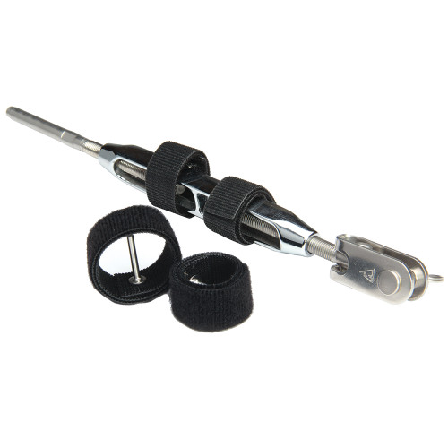 C. Sherman Johnson Wrap Pins Hook & Loop Pin Locking Devices f/Open Body Turnbuckles 5/16" & 3/8" - 2-Pack WRAPC3-P
