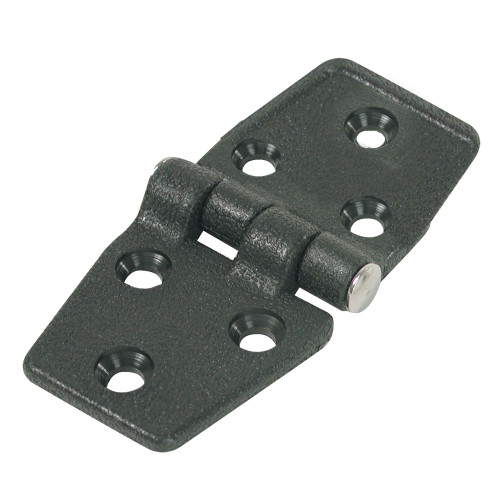 Whitecap Door Hinge - Black Nylon - 1-1/2" x 3" S-3030 - Apollo Lighting