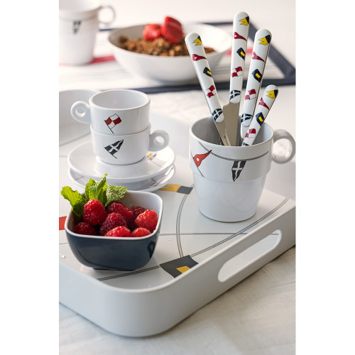 Marine Business Melamine Non-Slip Coffee Mug - REGATA - Set of 6 12004C