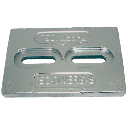 Tecnoseal Mini Magnesium Plate Anode 6" x 4" x 1/2" TEC-DIVERS-SMG