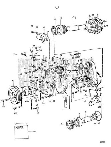 Volvo Penta Gasket - Volvo Penta (826244)