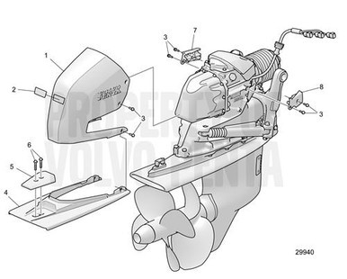 Volvo Penta Cover (V2) - Volvo Penta (22846263)