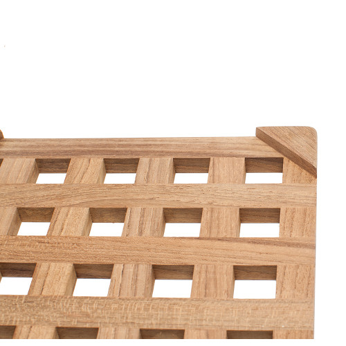 Whitecap Teak Large Square Trivet - 8" 62421