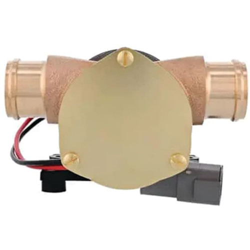 Jabsco Ballast SuperKing Flexible Impeller Pump, Deutsch Connector, 12V, 1-1/4 in Hose Barb, No Reversing Switch - Apollo Lighting