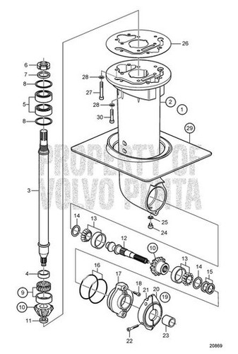 Volvo Penta Propeller Shaft - Volvo Penta (3582888)