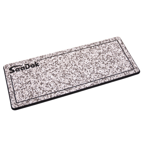 SeaDek 16" x 39" 20mm Dual Density Large Helm Pad w/SeaDek Logo - Brushed Texture - Snow Camo/Black (406.4mm x 990.6mm x 20mm) 37926-83699 - Apollo Lighting