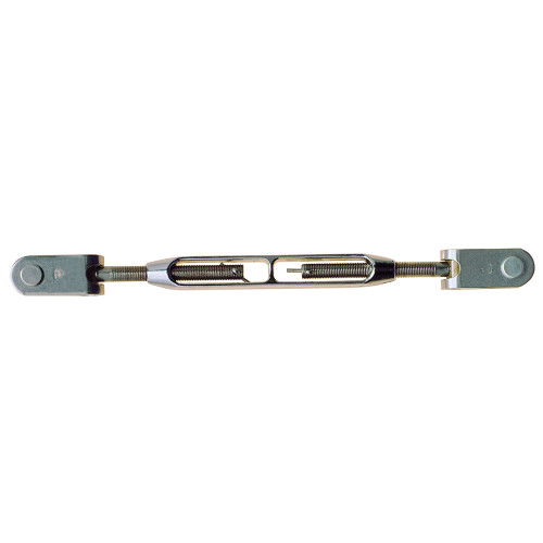 C. Sherman Johnson T-Style Jaw/Jaw Open Body Turnbuckle - 1/4-28 Thread Size 42-110 - Apollo Lighting