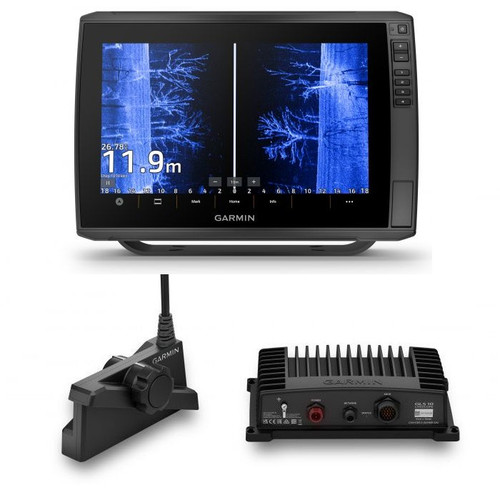 Garmin ECHOMAP Ultra 2 122sv 12in Chartplotter/Fishfinder, LiveScope Plus Bundle, GT56UHD-TM Transducer, IPX7, NMEA 2000, 9-18V