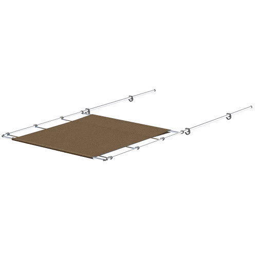 SureShade PTX Power Shade - 63" Wide - Stainless Steel - Toast 2021026263