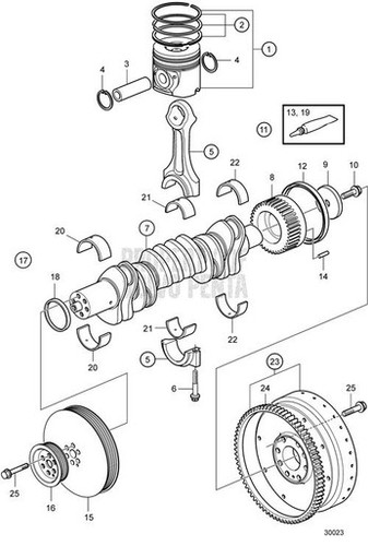 Volvo Penta Washer - Volvo Penta (60111980)