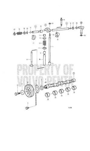 Volvo Penta Valve Spring Washer (V2) - Volvo Penta (1332137)