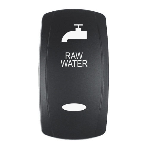 Pacer Actuator - 'RAW WATER' f/V Series Contura Switches - Black - Laser Etched (Top/Bottom Light) EV2LE-RAW - Apollo Lighting Pacer Actuator - 'RAW WATER' f/V Series Contura Switches - Black - Laser Etched (Top/Bottom Light) EV2LE-RAW - Apollo Lighting