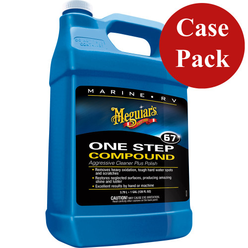Meguiar's Marine One-Step Compound - 1 Gallon *Case of 4* M6701CASE - Apollo Lighting