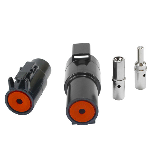 Pacer Deutsch 10-8 AWG DTHD Power Plug & Receptacle w/Pin & Socket TDTHD-1-8KT