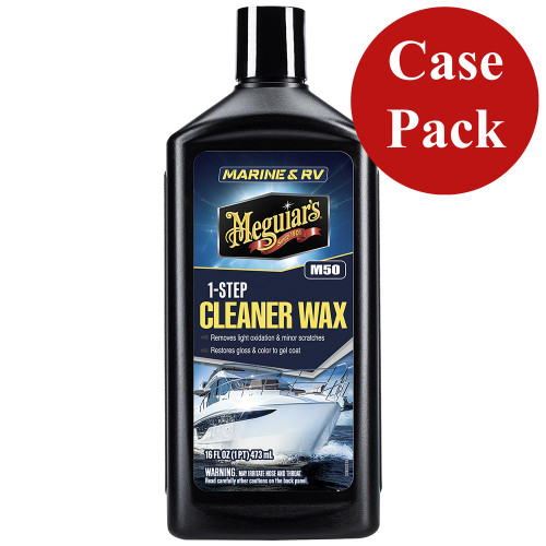 Meguiar's Boat/RV Cleaner Wax - 16 oz - *Case of 6* M5016CASE - Apollo Lighting