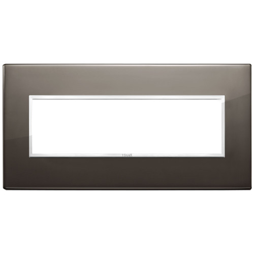 Vimar - Eikon EVO 21657 Cover Plate - 7 Module, Metal - Apollo Lighting