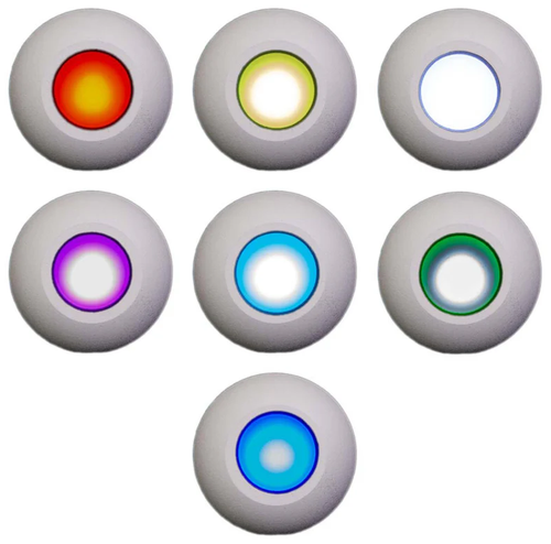 Plash - Gravity RGB LED Deck Light - 1.2W, 0.2A, IP67, 12V DC
