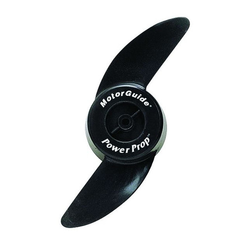 MotorGuide Power Prop Trolling Motor Propeller, For 3in Hub Trolling Motors, 2-Blade, Black Prop