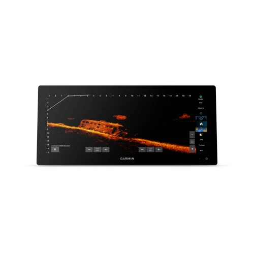 Garmin GPSMAP 1523xsv Marine Chartplotter, 15 in Ultrawide IPS Touchscreen, SideVü, ClearVü, Traditional CHIRP Sonar, Worldwide Basemap, No Transducer, NMEA 2000