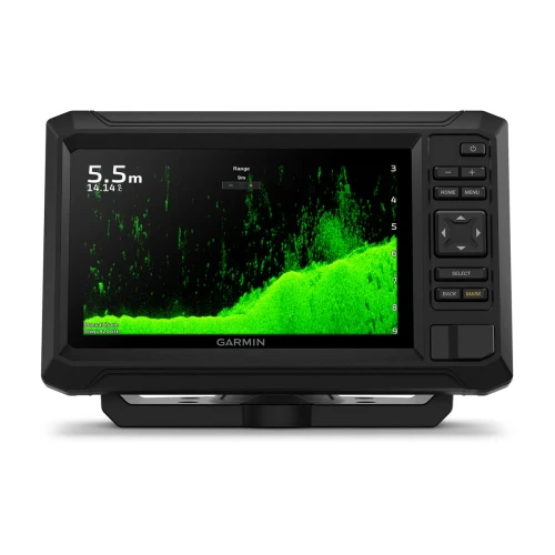 Garmin ECHOMAP UHD2 72cv Chartplotter Fishfinder, Keyed Control, Without Transducer, 7 in Display, Traditional CHIRP, ClearVü, 500 W, IPX7, Worldwide Basemap