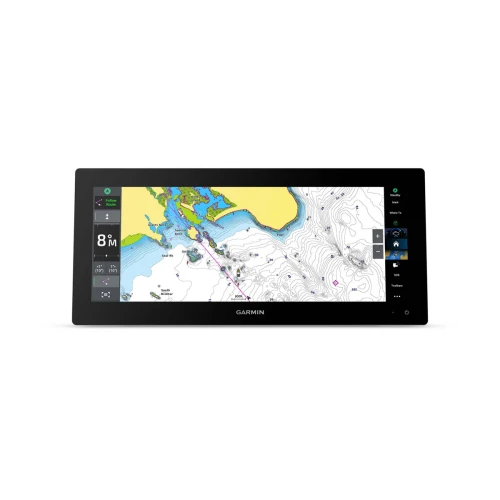 Garmin GPSMAP 1543xsv Chartplotter/Fishfinder, 15" Ultrawide Touchscreen, SideVü/ClearVü CHIRP Sonar, Navionics+ Mapping