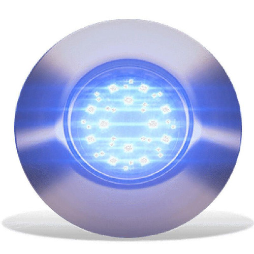Lumishore SUPRA THX404 Thru-Hull Underwater LED Light, Dual-Color Blue/White, 8150 lm, 10.5-31V, IP68, External Driver - Apollo Lighting