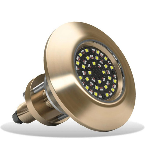 Lumishore EOS THX804 Thru-Hull Underwater LED Light with Driver, RGBW, 10.5-31V, 12,000 Fixture Lumens, 110 Degree Beam