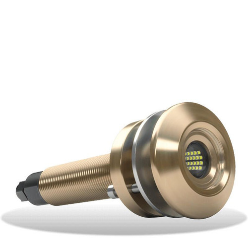 Lumishore ORA TIX204 Interchangeable Underwater Thru-Hull LED Light, White Light, 5,300 Lumens, 10.5-30V, IP68 - Apollo Lighting