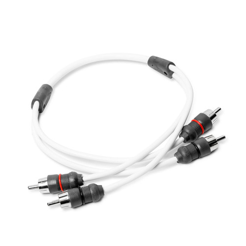 Jl Audio XMD-WHTAIC2-1.5 2-Channel Marine Audio RCA Cable, 1.5 ft, Twisted-Pair