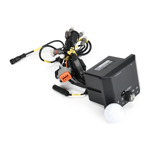 JL Audio MediaMaster 55 Marine Source Unit, NMEA 2000 Certified, 10-16V, IP67, 3-Zone Audio, Bluetooth, 2.8 in Color LCD