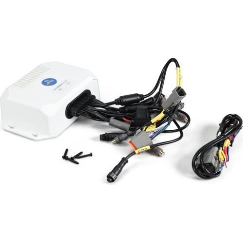 JL Audio MediaMaster MM55-HR Hidden Marine Source Unit, NMEA 2000 MFD Control, 10-16V DC, 25W x 4 @ 4 Ohm - Apollo Lighting