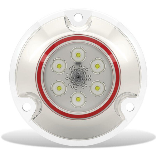 Lumishore ORA SMX11 Surface Mount Underwater LED Light, Green Light, 2475 Lumens, 12V Only, IP68, 60° Beam, 85mm Face, 2m Cable - Apollo Lighting