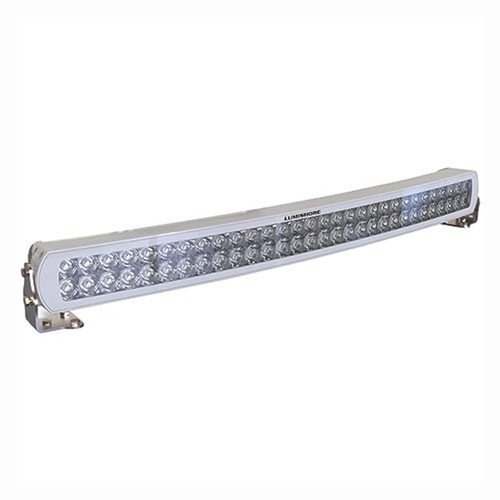 Lumishore 20in Curved LED Light Bar, 12/24V, IP68, 15,000 Fixture Lumens, 5000K White Light - Apollo Lighting