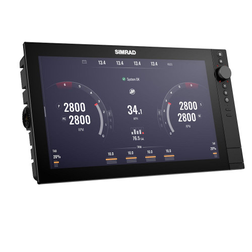 Simrad NSS 4 Multifunction Display, 12/24V, IPX6/IPX7, NMEA 2000, Wi-Fi 5, C-MAP X-Gen Chart Compatible - Apollo Lighting