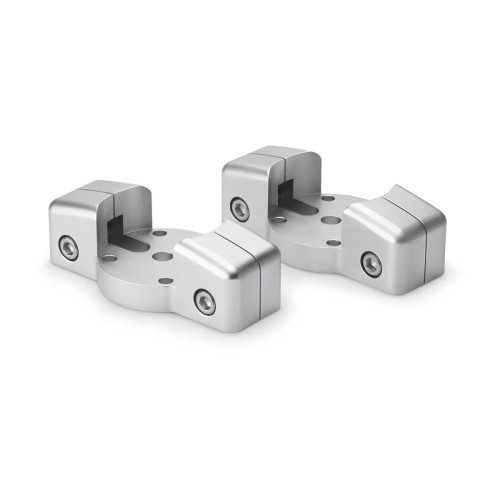 JL Audio Mount Fixture for Enclosed Tower Speaker, For ETXv3 Enclosures, Marine-Grade Aluminum, Clear Anodized Finish, Sold in Pairs - Apollo Lighting