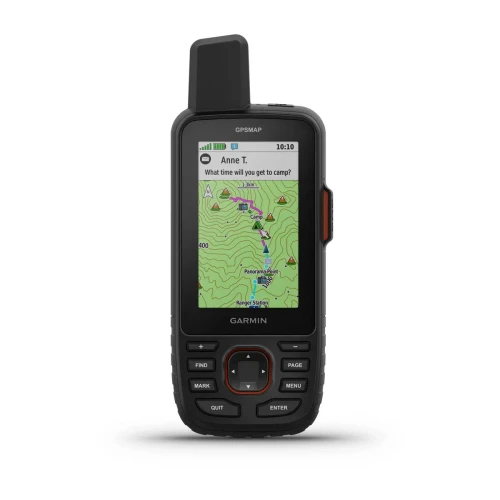 Garmin GPSMAP 67 Handheld GPS, Multi-Band GNSS, IPX7, 3 in Sunlight-Readable Color Display, Wi-Fi, Bluetooth, MOB Navigation