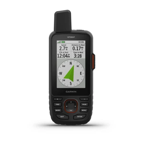 Garmin GPSMAP 67 Handheld GPS, Multi-Band GNSS, IPX7, 3 in Sunlight-Readable Color Display, Wi-Fi, Bluetooth, MOB Navigation