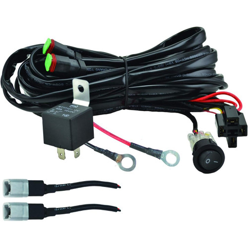 Hella Marine ValueFit Two-Light Wire Harness Kit, 12V, 2x150W - Apollo Lighting