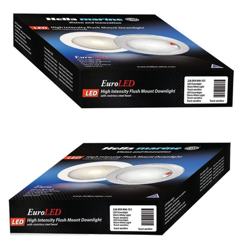 Hella Marine EuroLED 150 LED Downlight, 3000K Warm White, 9-33V DC