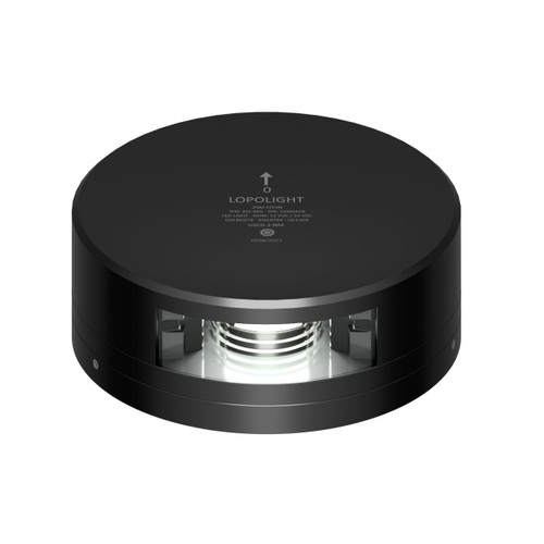 Lopolight 301-005 Series Stern Navigation Light, LED, 2NM, 135° White, Horizontal Mount, FB POM Flat Base, 10-32VDC, IP68 - Apollo Lighting