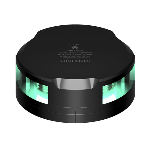 Lopolight 360° Green Navigation Light, 2nm, Horizontal Mount, IP68