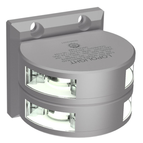 Lopolight Series 301 Masthead Navigation Light, 5 NM, 225 Deg, 10-32VDC, IP68, Vertical Mount
