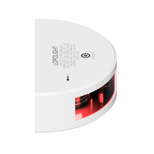 Lopolight Series 301-002 LED Port Sidelight, 2 NM, Vertical Mount, 10-32V DC, IP68