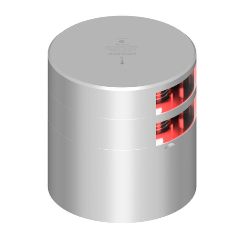 Lopolight Series 301-109 LED Port Sidelight, 3nm, 10-32VDC, IP68, Horizontal Mount, COLREG72, USCG - Apollo Lighting