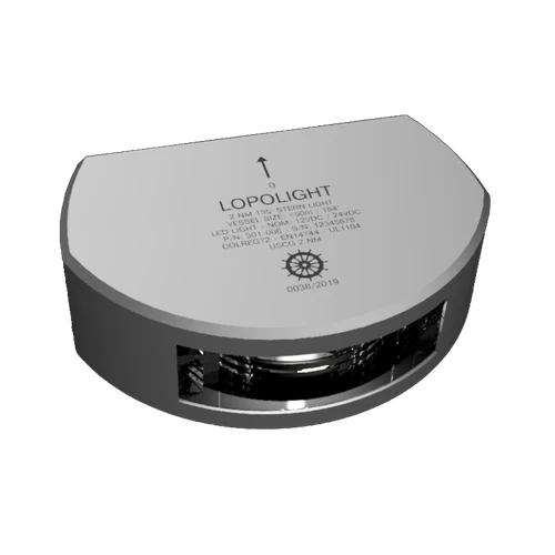 Lopolight LED Stern Light, 2 NM, Vertical Mount, 10-32VDC, IP68