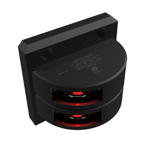 Lopolight 301-102 Port Sidelight, Vertical Mount, 3 NM, 10-32VDC - Apollo Lighting