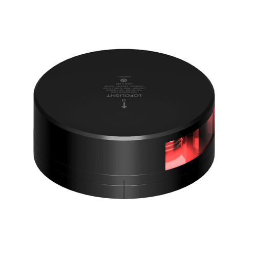 Lopolight 301-009 Port Sidelight, 2NM, 10-32VDC, IP68, Flat Base Mount