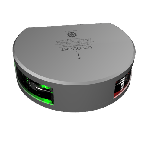 Lopolight Bi-Color Sidelight, 1nm, Vertical Mount, 10-32VDC, IP68